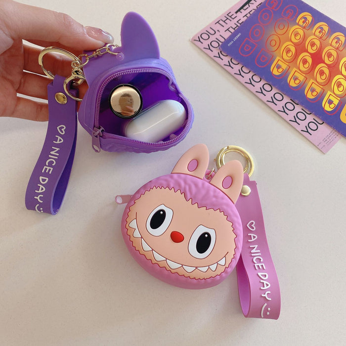 Wholesale Fashion cartoon versatile cute coin purse silicone coin purse wholesale sales cartoon silicone storage bag