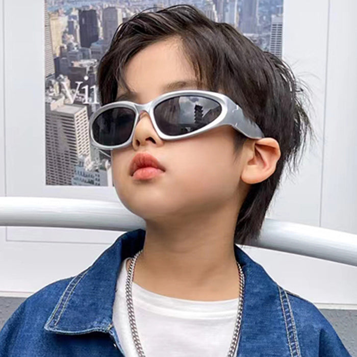 Wholesale New Punk Children's Sunglasses Fashion Cycling Sunglasses Street Photography Sunshade Sunglasses