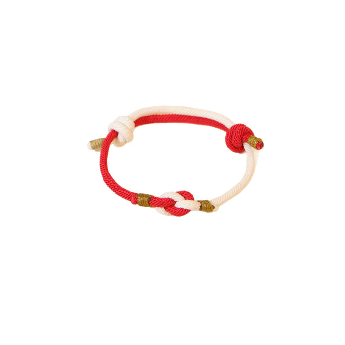 Wholesale Red rope everlasting longing for each other lovers bracelet jewelry keepsake commemorative diamond knot bracelet hand woven hand rope