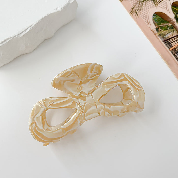 Wholesale Hollow Bow Hair Accessories Acetic Acid Hairpin Medium Back Head