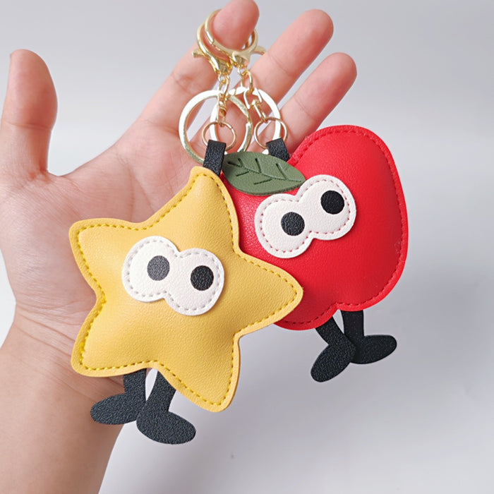 Wholesale PU Dog Keychain Pendant Cute Border Collie Husky Schnauzer Street Style Fashion Accessory