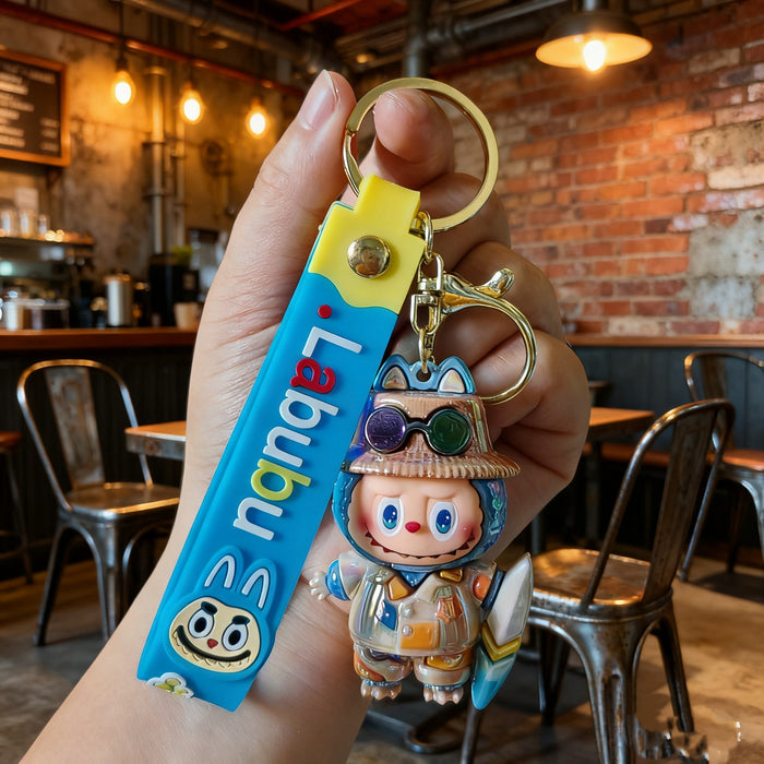 Wholesale Cute Silicone PVC Cartoon Keychains for Couples