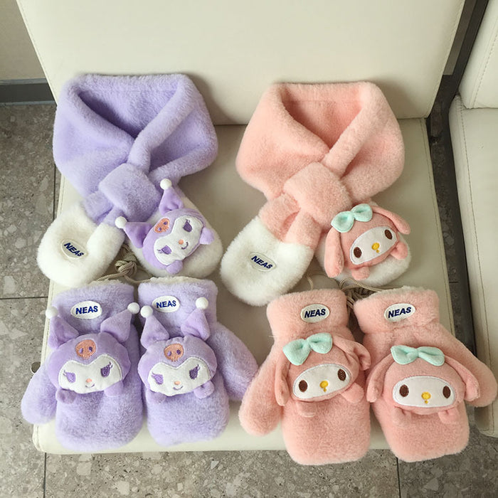 Wholesale Cute Cartoon Embroidered Children' s Scarves