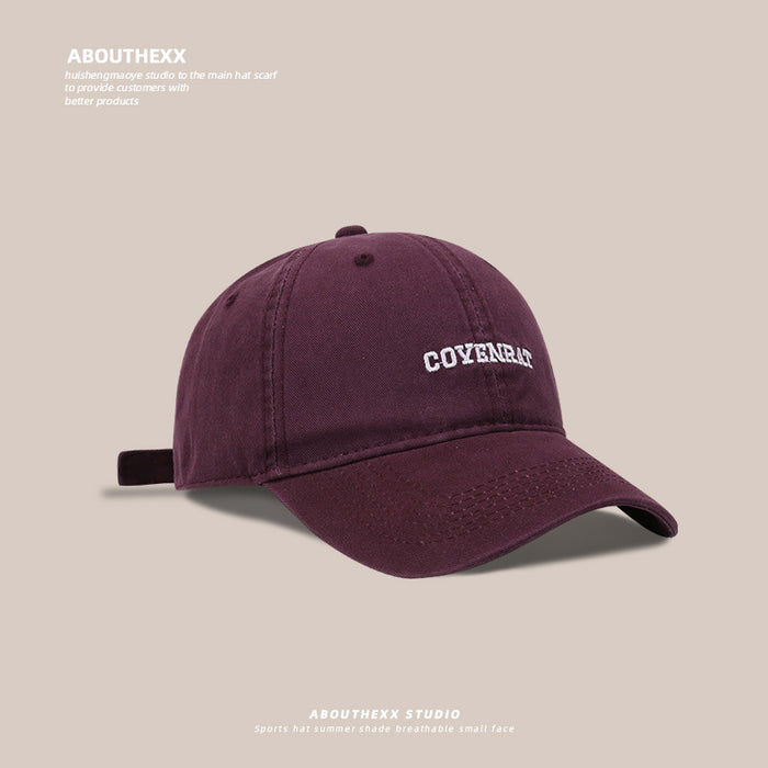 Wholesale Washed Hat Men's and Women's  Double Baseball Cap Face Small All-match Soft Top Cap Trendy