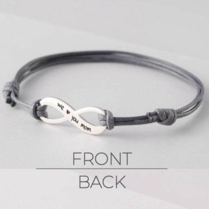 Wholesale Stainless steel plated adjustable hand rope set, wax rope braided hand rope set