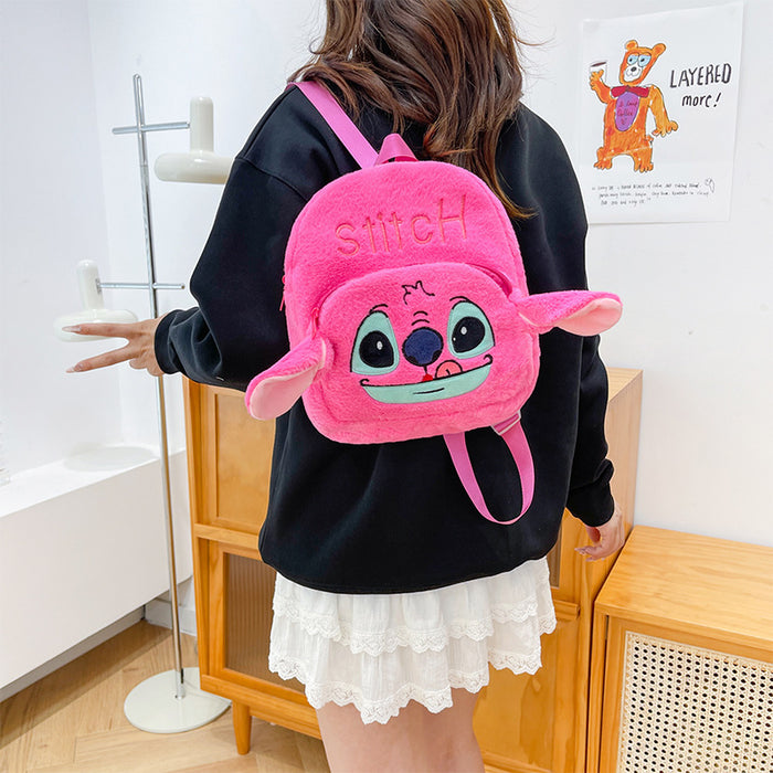 Wholesale Cute plush toy backpack for kids with large capacity