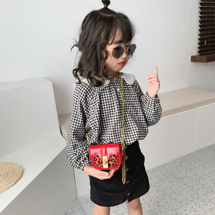 Wholesale PU Fashion Leopard Print Girls Shoulder Crossbody Bag JDC-SD-YuanDuo078