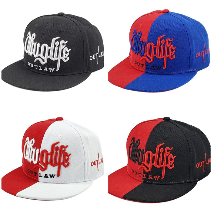 Wholesale Gaming-themed hip-hop style embroidered two-tone adjustable baseball cap