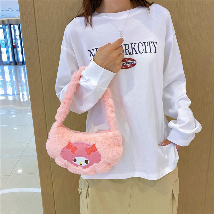 Wholesale Cute Cartoon Plush Shoulder Bags JDC-HB-RongT003