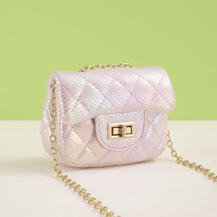 Wholesale Princess pearl accessory handbag cute bow shoulder bag chain bag