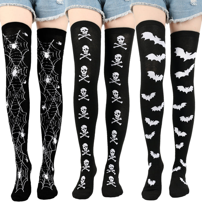 Wholesale Halloween Bleeding Bat COS Masquerade Skull Blood Stockings JDC-SK-XQ036