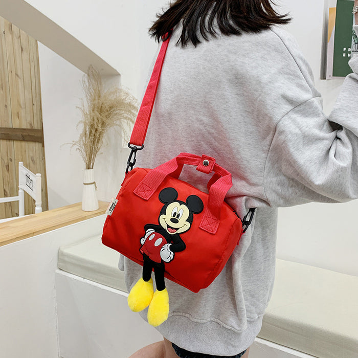 Wholesale Children's bag, one shoulder casual large capacity bag, cartoon waterproof bucket small bag, crossbody bag