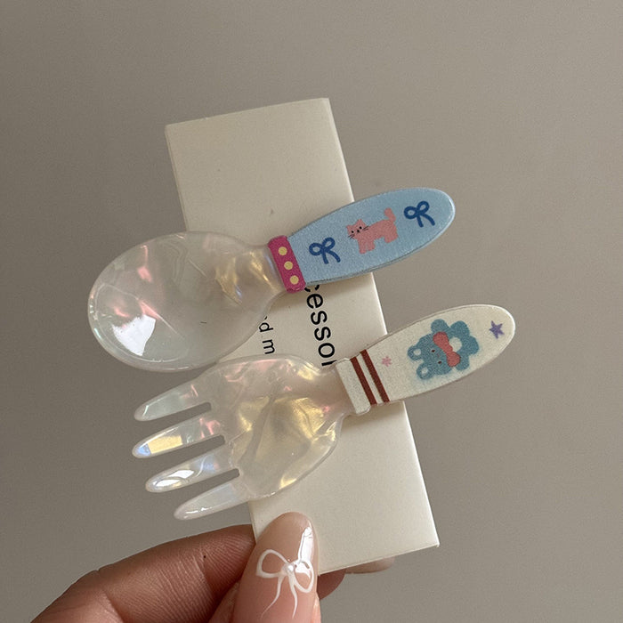 Wholesale 2-piece/set juice series hairpin clip seamless hairpin hair accessories glitter bangs clip