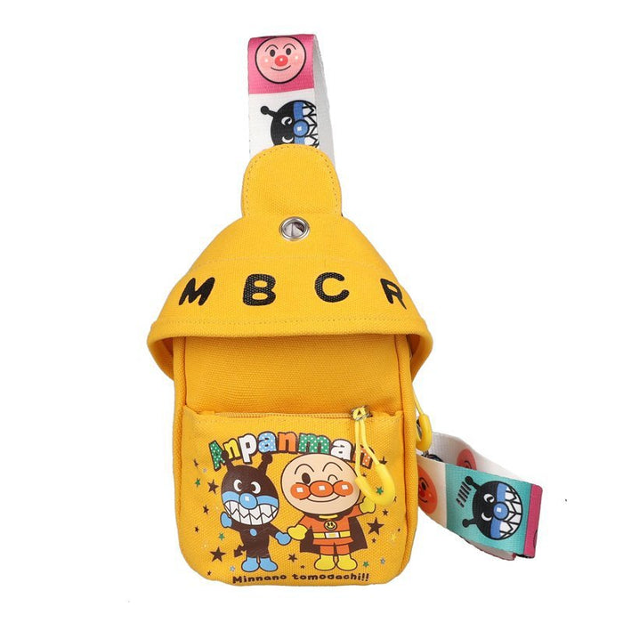 Wholesale Cartoon chest bag with printed texture canvas bag, single shoulder crossbody small bag