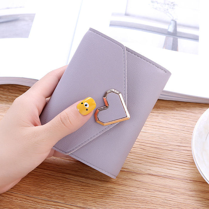 Wholesale PU Leather Short Wallet with Han Style Print Card Holder for Daily Matching