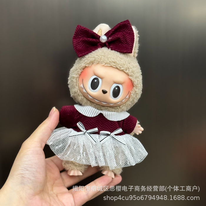 Wholesale Doll Clothes 17cm Pendant Plush Doll Replacement Set