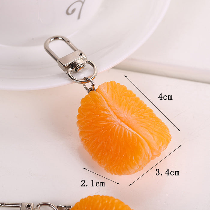 Wholesale Fruity PVC Keychain Chic Decorative Accessory for Bag Charm or Gift MOQ≥2