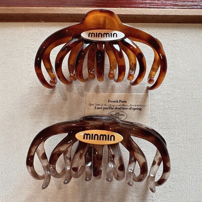 Wholesale Pumpkin Oval Hairpin Clip Hair Grab Hair Shark Clip Hair Accessories