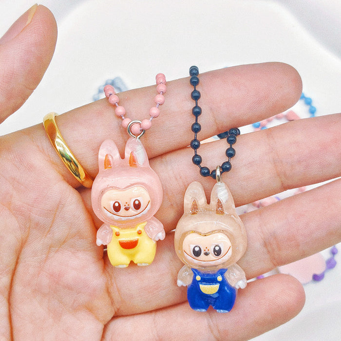 Wholesale Cute creative doll small pendant keychain school bag pendant cartoon gift