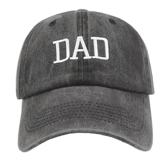 Wholesale Retro washed cotton DAD MOM embroidered couple baseball caps