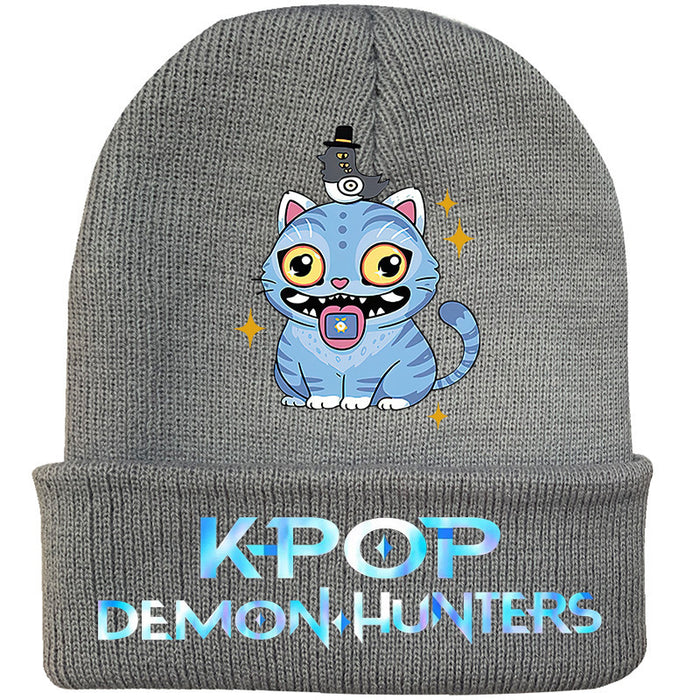 Wholesale KPOP-themed knitted hats  warm woolen hats