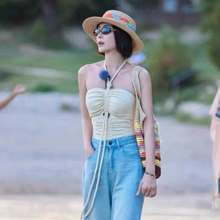 Wholesale Hanging neck sexy diving hot spring vacation swimsuit