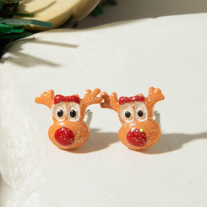 Wholesale Simple and unique acrylic Christmas earrings