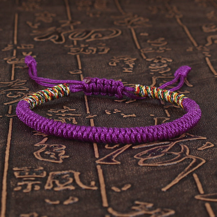 Wholesale Asian Bracelet Hand-woven Diamond Knot Red Rope Bracelet Ethnic Style Bracelet JDC-BT-SX015