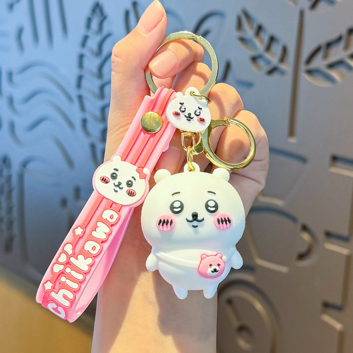 Wholesale PVC Cartoon Doll Keychain JDC-KC-MengXu012