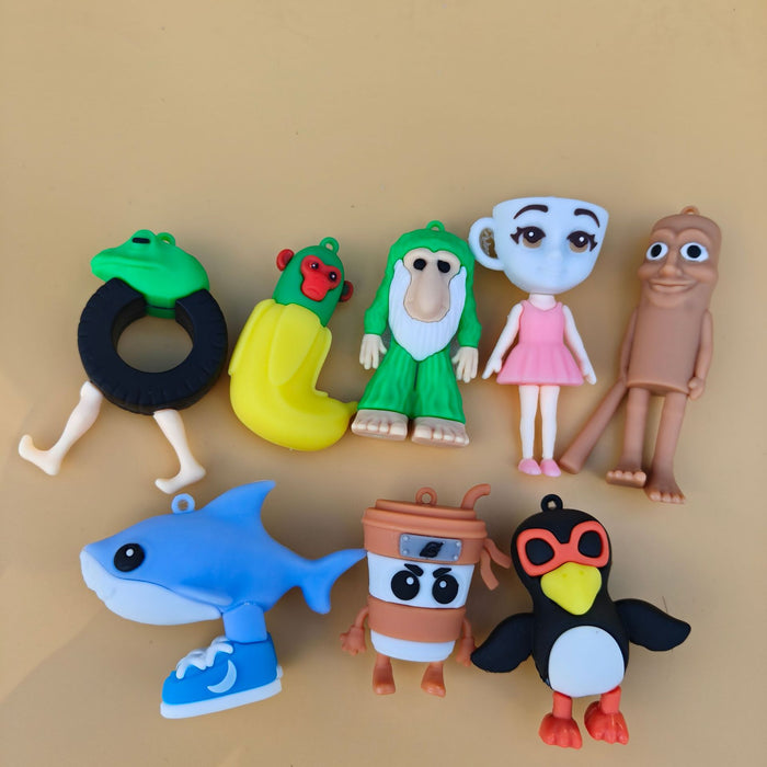 Wholesale Shark Stick Man Prank Doll Toy Doll Pendant