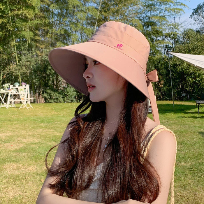 Wholesale Sunshade hat with UV protection, new style of sunshade hat with face covering and large brim sun hat