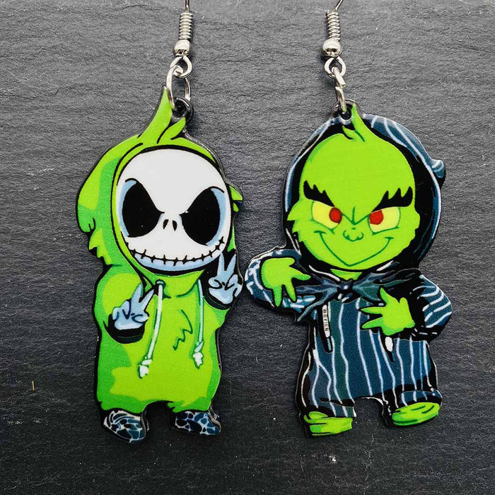 Wholesale  Horror Movie Earrings Figure Acrylic Earrings
