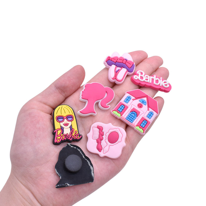 Wholesale Random 100PCS PVC Pink Cartoon Crocs Accessories JDC-SC-JXQ001