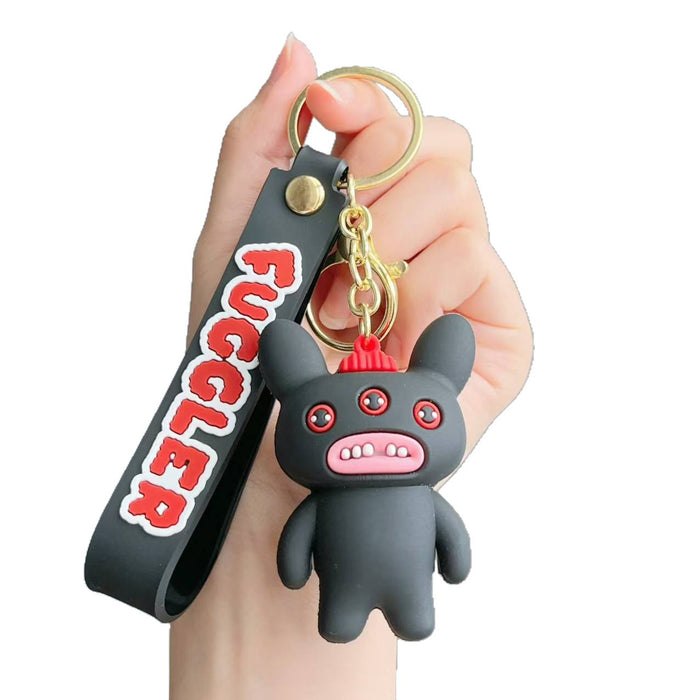 Wholesale Cute Tooth Monster Keychains