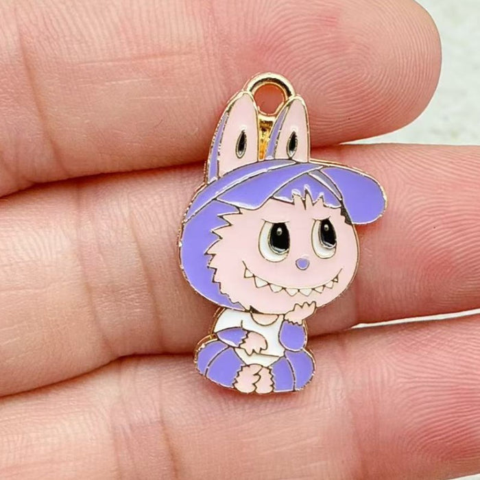 Wholesale 10pcs Little Rabbit Accessories: Earrings and Keychain Pendant