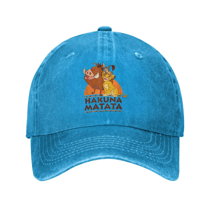Wholesale Retro Cartoon Printed Baseball Cap Adjustable Summer Sun Hat With Letter Design