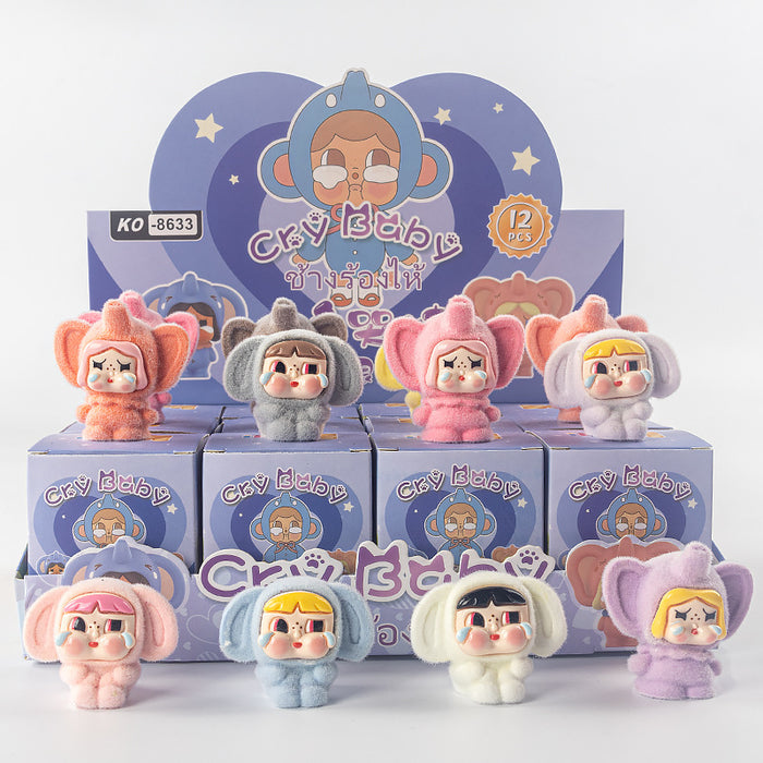 Wholesale Crown flocking ornaments doll children' s toy blind box