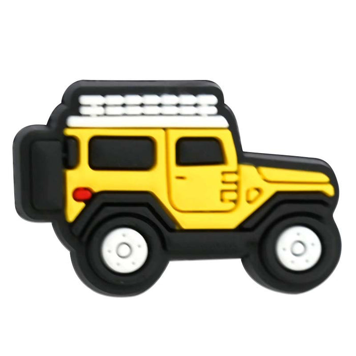 Wholesale Cartoon Car Series Beads DIY Soft Glue Double-Sided Focus Beads Ballpoint Pen Beads Accessories Beads Loose Beads