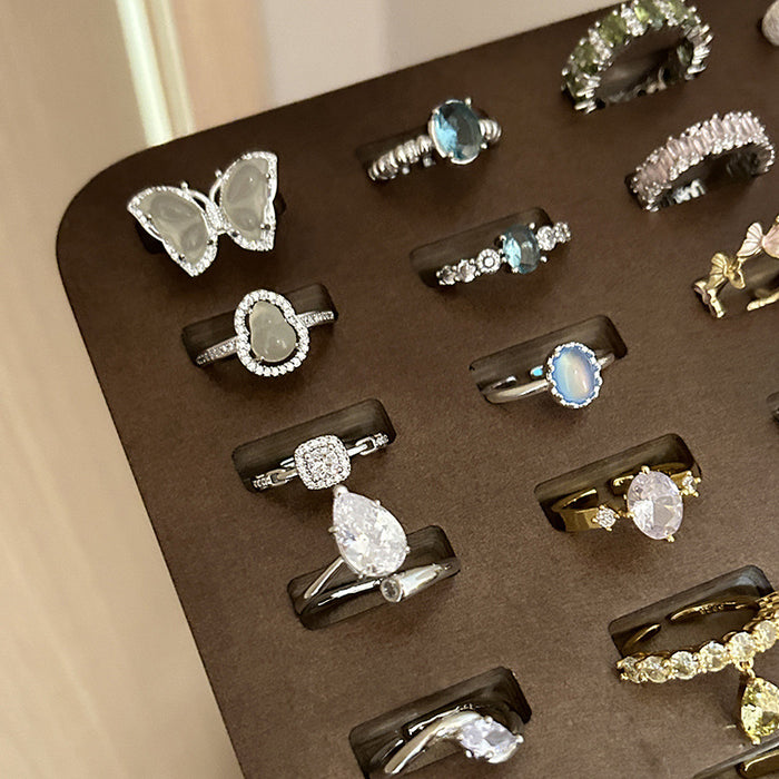 Wholesale Flash diamond zircon ring