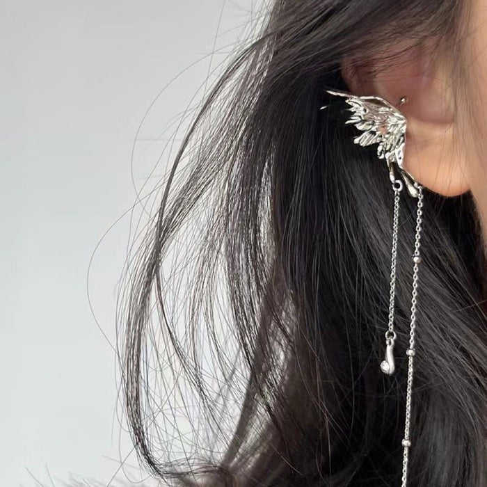 Wholesale Ear clip, female star with pointed ear bone clip, female niche design sense, versatile personality, no ear hole ear bone clip