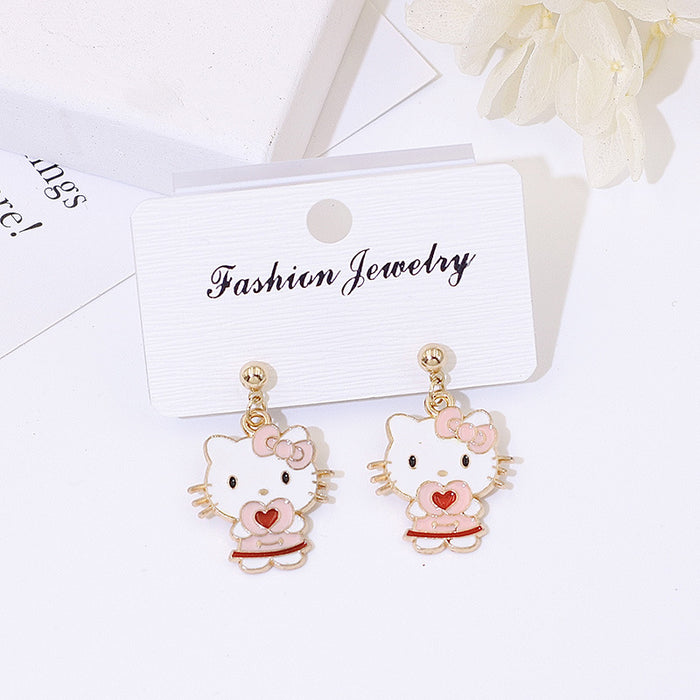 Wholesale S925 Silver Cartoon Earrings Flower Design Fashion Accessory Gift MOQ≥2