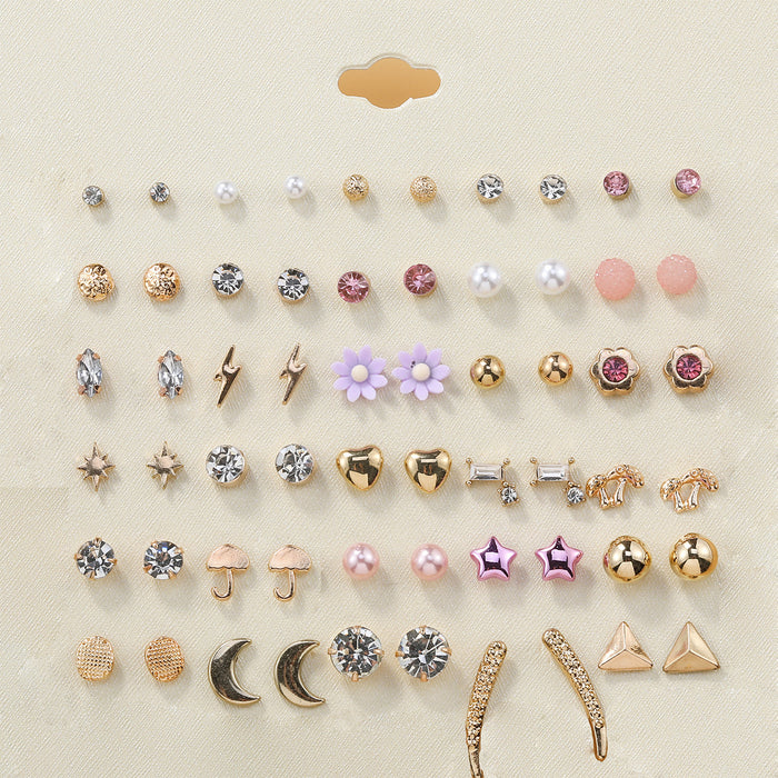 Wholesale Multiple Pairs of Bow Flowers Earrings