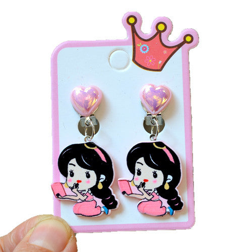 Wholesale Children' s Princess Jewelry Earrings