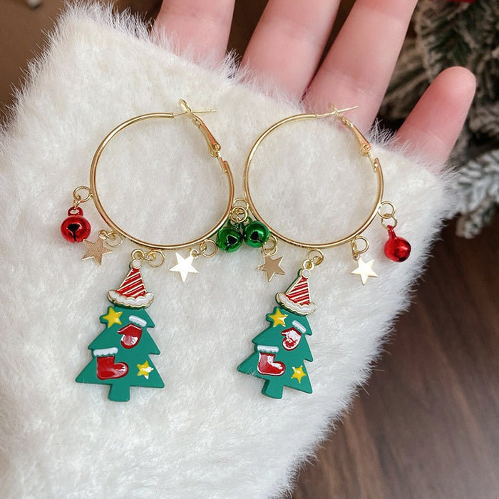 Wholesale  little devil skull heart dark earrings