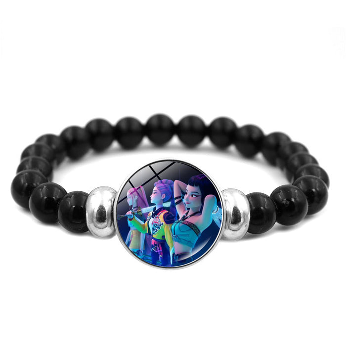 Wholesale K-POP Bracelet Girl Gift Accessory Colorful Beaded Bracelet