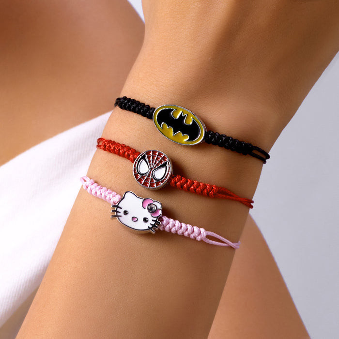 Wholesale  Bat Bracelet All-match Creative Cat Handmade Woven Bracelet