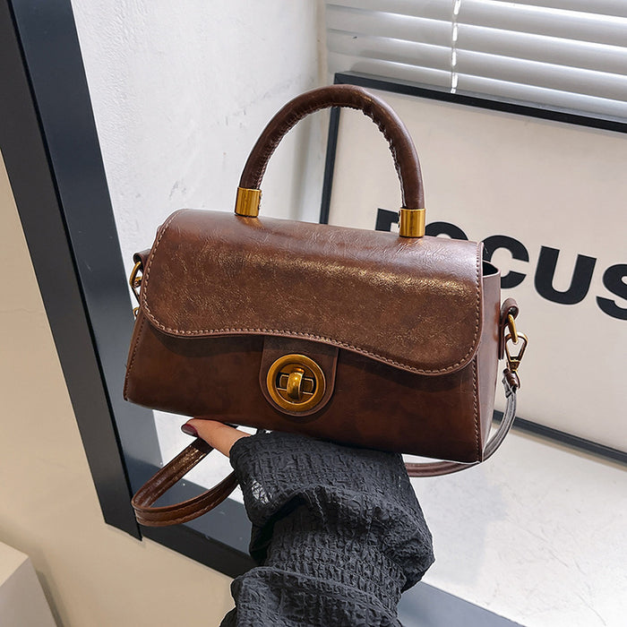 Wholesale Handheld commuting bag, retro small square bag, versatile and multifunctional single shoulder diagonal cross bag