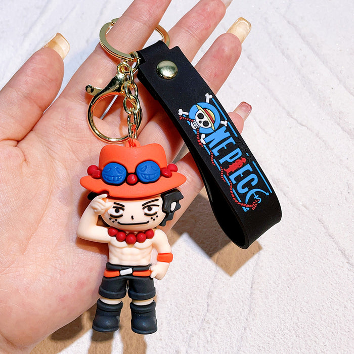 Wholesale Cartoon Silicone Doll Keychain JDC-KC-QiChao047