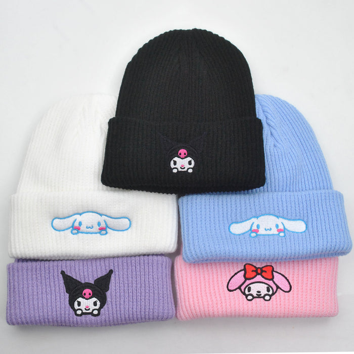 Wholesale Cartoon Embroidery Knitted Beanie JDC-FH-PeiN026