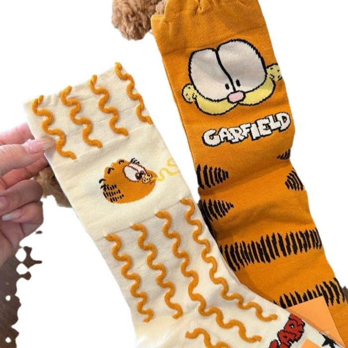 Wholesale Cute Socks for Children, Girls, Middle Socks, Autumn/Winter Long Socks, Stacked Socks, Creative and Bizarre Design